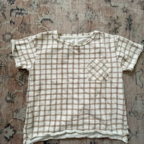 •SOLD• Rylee + Cru Grid Tee 4/5 yrs - Picture 2 of 4